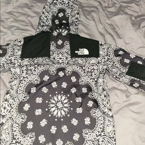North Face X Supreme Black Bandana Jacket